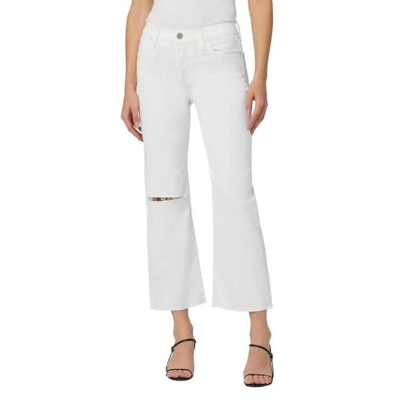 NEW HUDSON rosie high rise crop jean in white - Picture 1 of 2